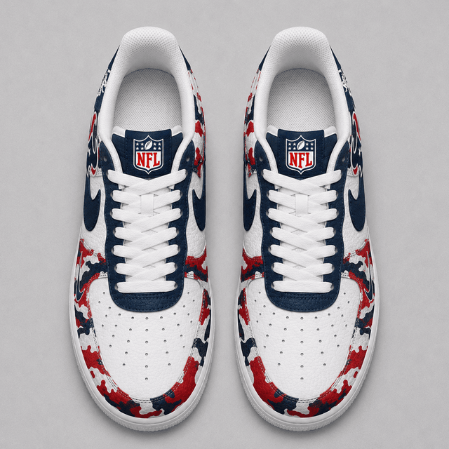 [SPECIAL OFFER] NEW CUSTOMIZED NFL15 HTT HOUSTON TEXANS AF1 SHOES