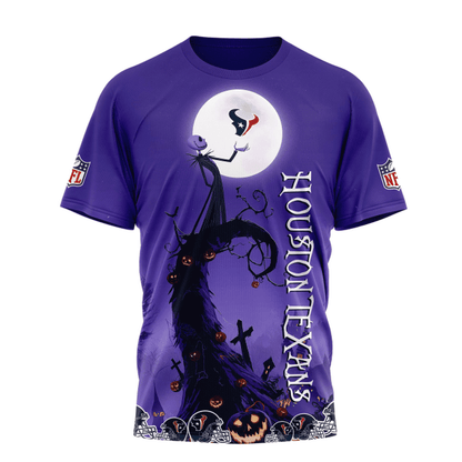 [SPECIAL OFFER] NEW CUSTOMIZED NFL15 HTT HOUSTON TEXANS HALLOWEEN THE NIGHTMARE APPAREL