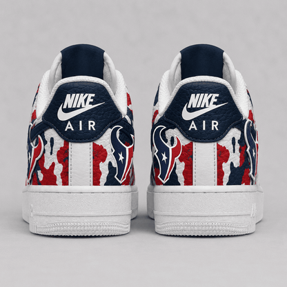 [SPECIAL OFFER] NEW CUSTOMIZED NFL15 HTT HOUSTON TEXANS AF1 SHOES