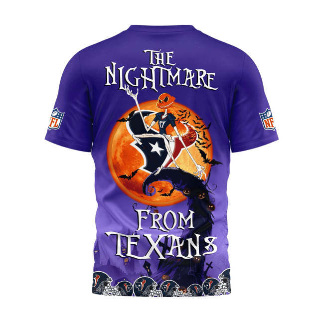 [SPECIAL OFFER] NEW CUSTOMIZED NFL15 HTT HOUSTON TEXANS HALLOWEEN THE NIGHTMARE APPAREL