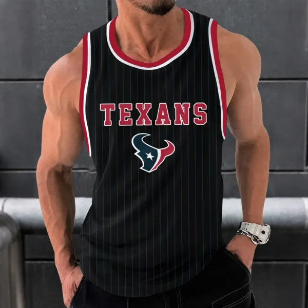 [SPECIAL OFFER] NEW CUSTOMIZED NFL15 HTT HOUSTON TEXANS UNISEX TANK TOP