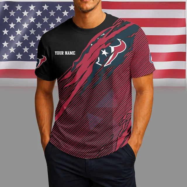 LIMITED EDITION - NEW CUSTOMIZED NFL15 HTT HOUSTON TEXANS T-SHIRT, POLO SHIRT, ZIP POLO SHIRT, SWEATSHIRT, HOODIE & ZIP HOODIE