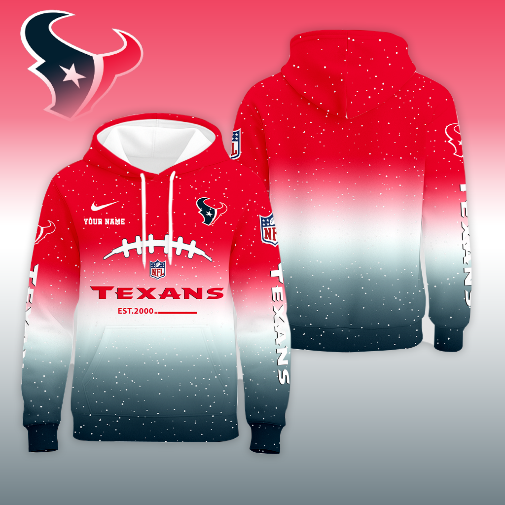 LIMITED EDITION - NEW CUSTOMIZED NFL15 HTT HOUSTON TEXANS UNISEX T-SHIRT, POLO, HOODIE & JACKETS