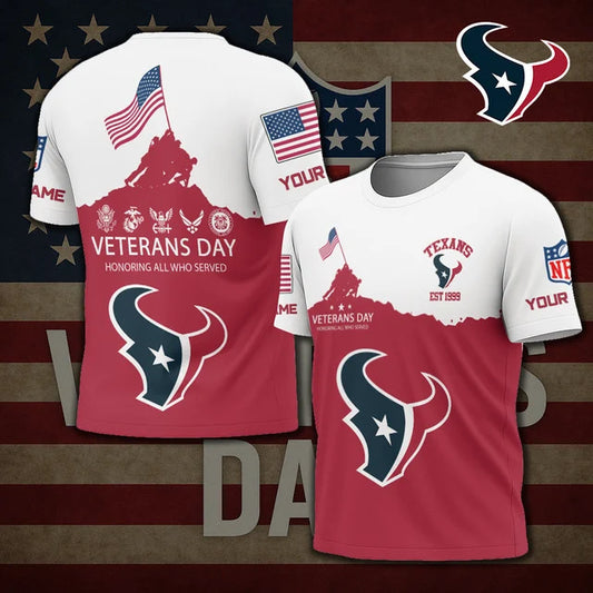 LIMITED EDITION - NEW CUSTOMIZED NFL15 HT TEXANS UNISEX T-SHIRT, SWEATSHIRT, HOODIE & ZIP HOODIE