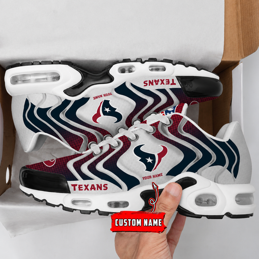LIMITED EDITION - NEW CUSTOMIZED NFL15 HTT HOUSTON TEXANS AIR MAX PLUS SNEAKERS