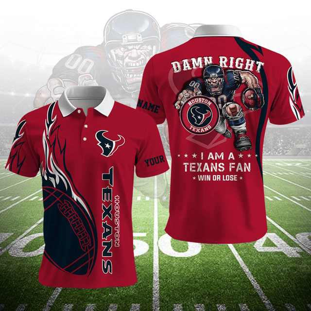 LIMITED EDITION - NEW CUSTOMIZED NFL15 HTT HOUSTON TEXANS UNISEX T-SHIRT, POLO, HOODIE & JACKETS