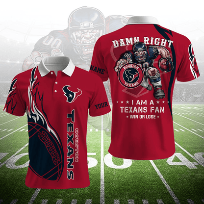 LIMITED EDITION - NEW CUSTOMIZED NFL15 HTT HOUSTON TEXANS UNISEX T-SHIRT, POLO, HOODIE & JACKETS