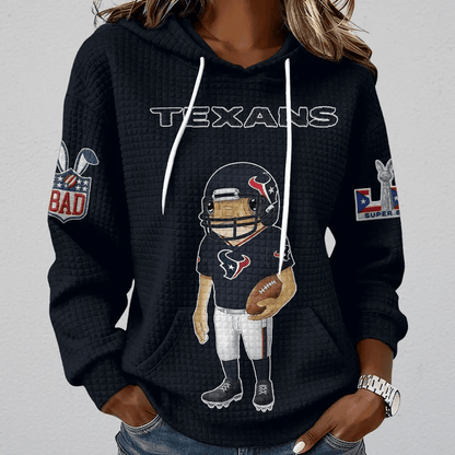 [SPECIAL OFFER] NEW CUSTOMIZED NFL15 HTT HOUSTON TEXANS UNISEX HOODED SWEATSHIRT