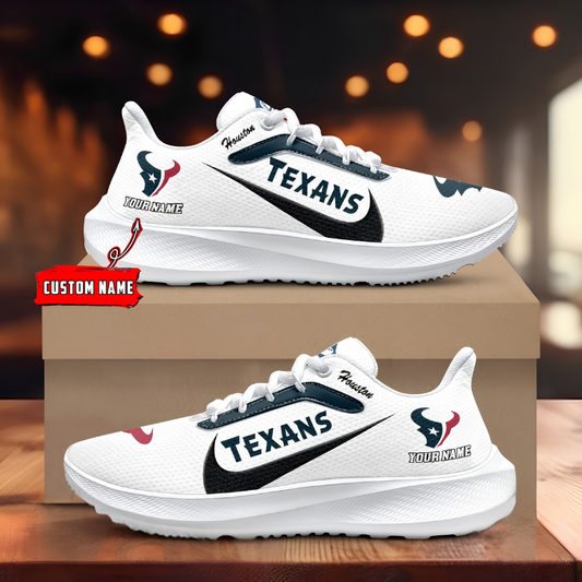 [SPECIAL OFFER] NEW CUSTOMIZED NFL15 HTT HOUSTON TEXANS ROAD RUNNING SHOES
