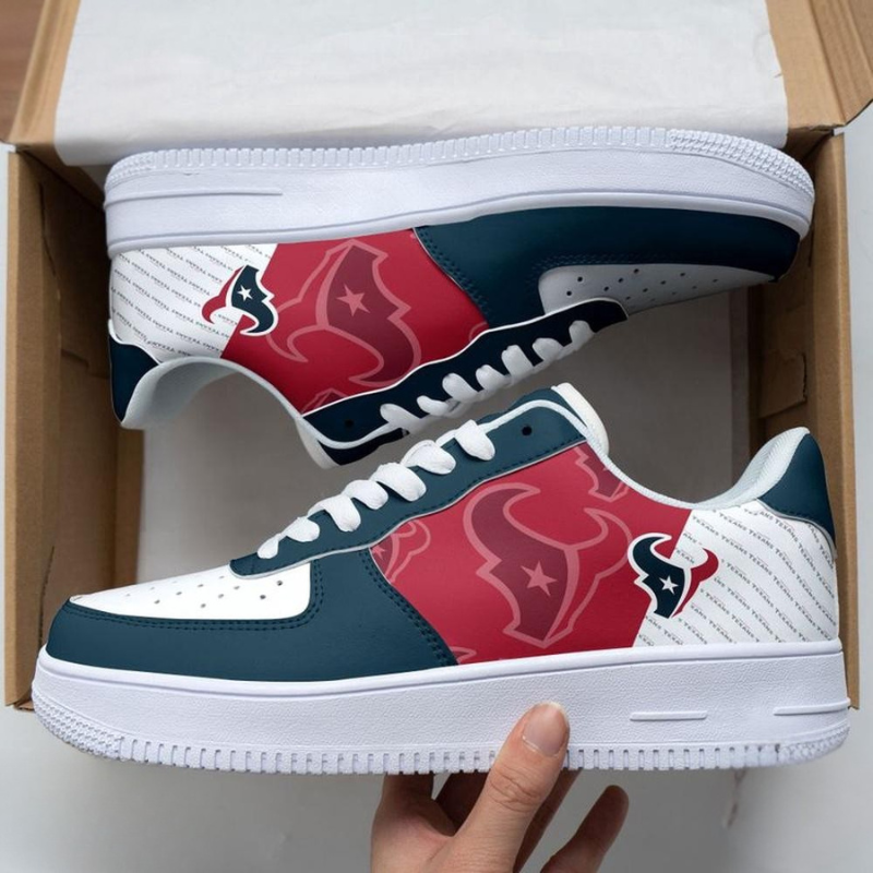 [SPECIAL OFFER] NEW CUSTOMIZED NFL15 HTT HOUSTON TEXANS AF1 SNEAKERS