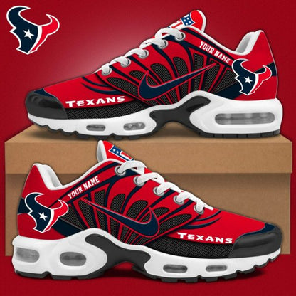 LIMITED EDITION - NEW CUSTOMIZED NFL15 HTT HOUSTON TEXANS AIR MAX PLUS SNEAKERS