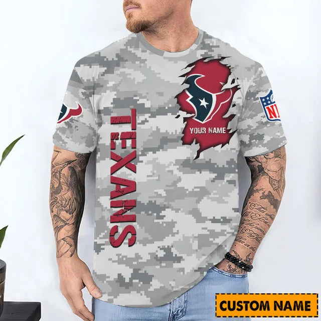LIMITED EDITION - NEW CUSTOMIZED NFL15 HTT HOUSTON TEXANS T-SHIRT, POLO SHIRT, ZIP POLO SHIRT, SWEATSHIRT, HOODIE & ZIP HOODIE