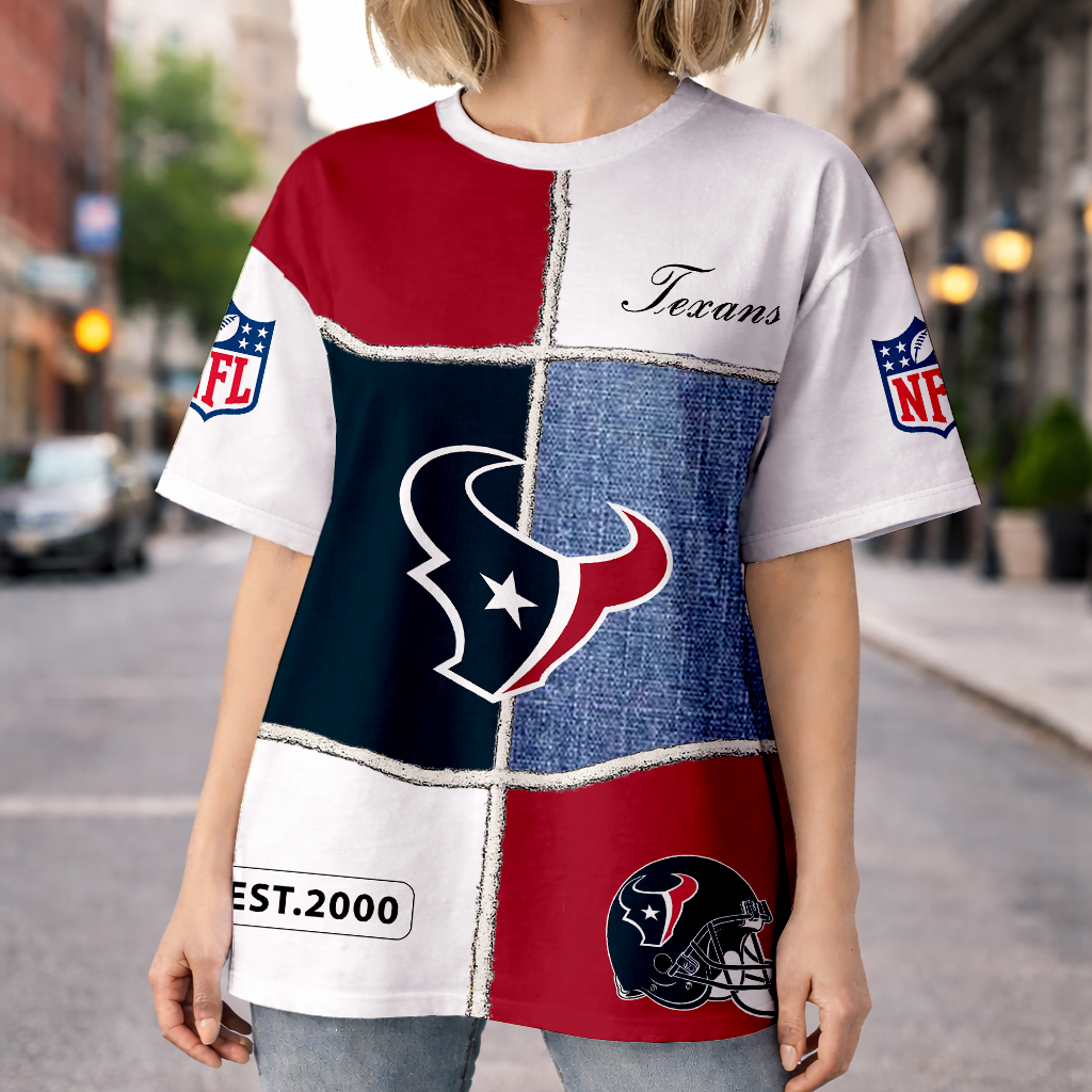 LIMITED EDITION - NEW CUSTOMIZED NFL15 HTT HOUSTON TEXANS UNISEX T-SHIRT, POLO, HOODIE & JACKETS
