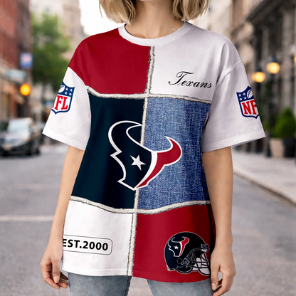 LIMITED EDITION - NEW CUSTOMIZED NFL15 HTT HOUSTON TEXANS UNISEX T-SHIRT, POLO, HOODIE & JACKETS