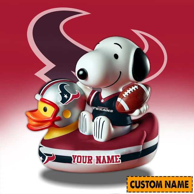 LIMITED EDITION - NEW CUSTOMIZED NFL15 HT TEXANS SNOOPY ACRYLIC BLOCK