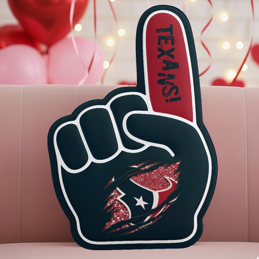 LIMITED EDITION - NEW CUSTOMIZED NFL15 HTT HOUSTON TEXANS 3D BODY PILLOW