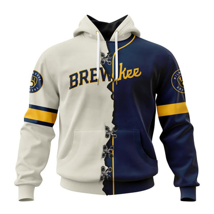 LIMITED EDITION - NEW CUSTOMIZED MLB15 MBS MILWAUKEE BREWERS T-SHIRT, HOODIE, ZIP HOODIE