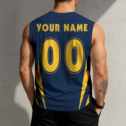 LIMITED EDITION - NEW CUSTOMIZED MLB15 MBS MILWAUKEE BREWERS MEN'S GYM SHIRT