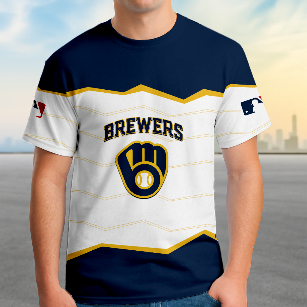 LIMITED EDITION - NEW CUSTOMIZED MLB15 MBS MILWAUKEE BREWERS UNISEX T-SHIRT, SWEASHIRTS, HOODIE & JACKETS