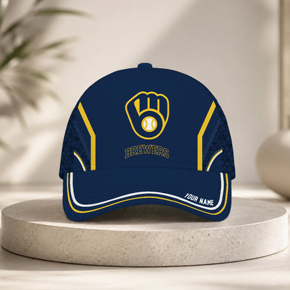 ELITE EDITION - NEW CUSTOMIZED MLB15 MBS MILWAUKEE BREWERS CLASSIC CAP