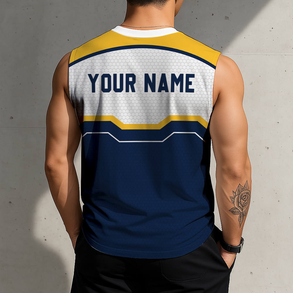 LIMITED EDITION - NEW CUSTOMIZED MLB15 MBS MILWAUKEE BREWERS MEN'S GYM SHIRT