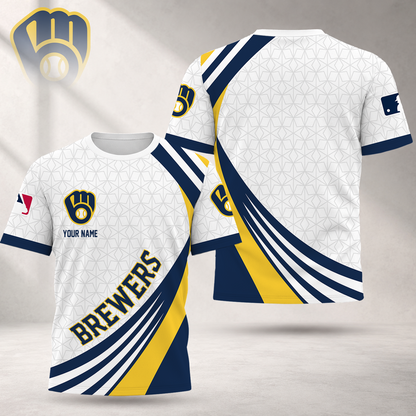 LIMITED EDITION - NEW CUSTOMIZED MLB15 MBS MILWAUKEE BREWERS T-SHIRT, POLO SHIRT, ZIP POLO SHIRT, SWEATSHIRT, HOODIE & ZIP HOODIE