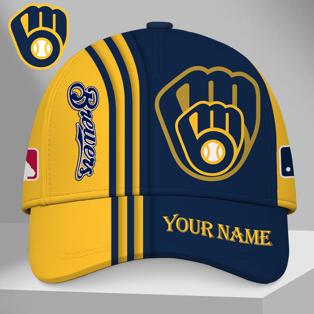 LIMITED EDITION - NEW CUSTOMIZED MLB15 MBS MILWAUKEE BREWERS CLASSIC CAP