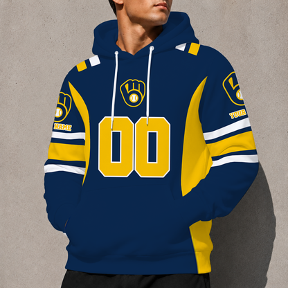 SPECIAL EDITION - NEW CUSTOMIZED MLB15 MBS MILWAUKEE BREWERS HOODIE, ZIP HOODIE, T-SHIRT, POLO SHIRT, ZIP POLO SHIRT & SWEATSHIRT