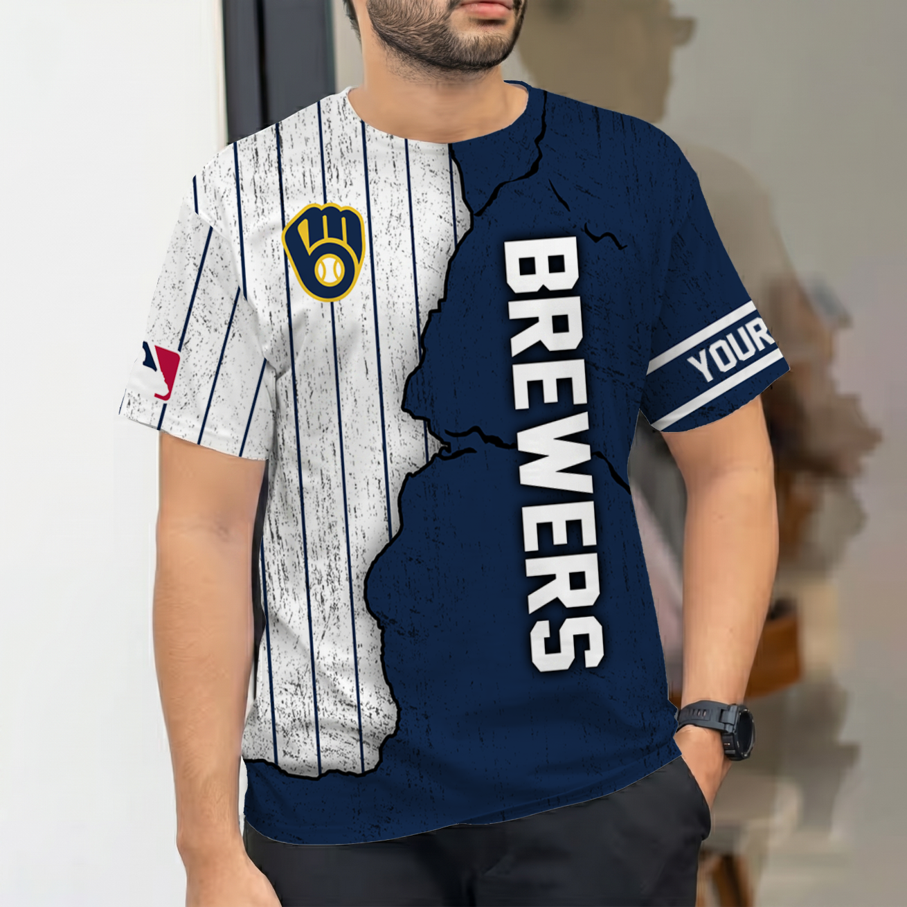 LIMITED EDITION - NEW CUSTOMIZED MLB15 MBS MILWAUKEE BREWERS T-SHIRT, HOODIE, ZIP HOODIE
