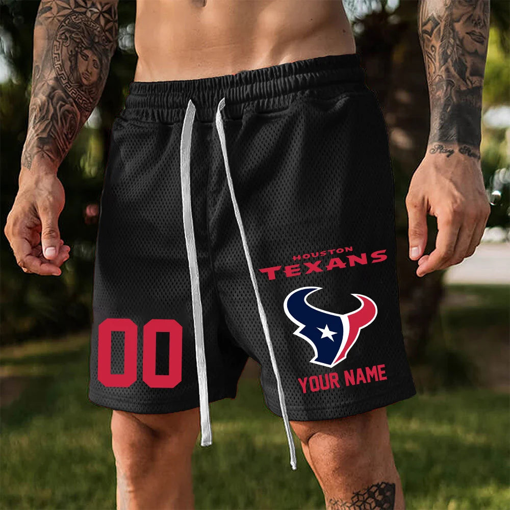 ELITE EDITION - NEW CUSTOMIZED NFL15 HTT HOUSTON TEXANS SHORT PANTS