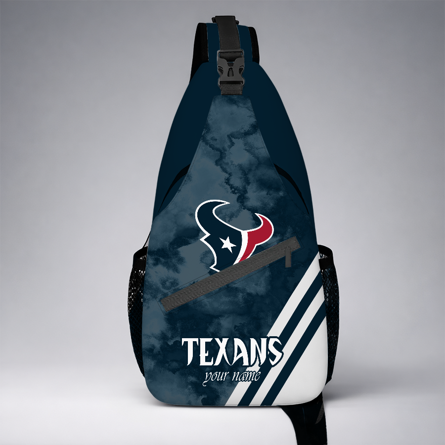 [SPECIAL OFFER] NEW CUSTOMIZED NFL15 HTT HOUSTON TEXANS SLING BAG