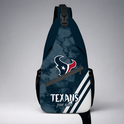 [SPECIAL OFFER] NEW CUSTOMIZED NFL15 HTT HOUSTON TEXANS SLING BAG