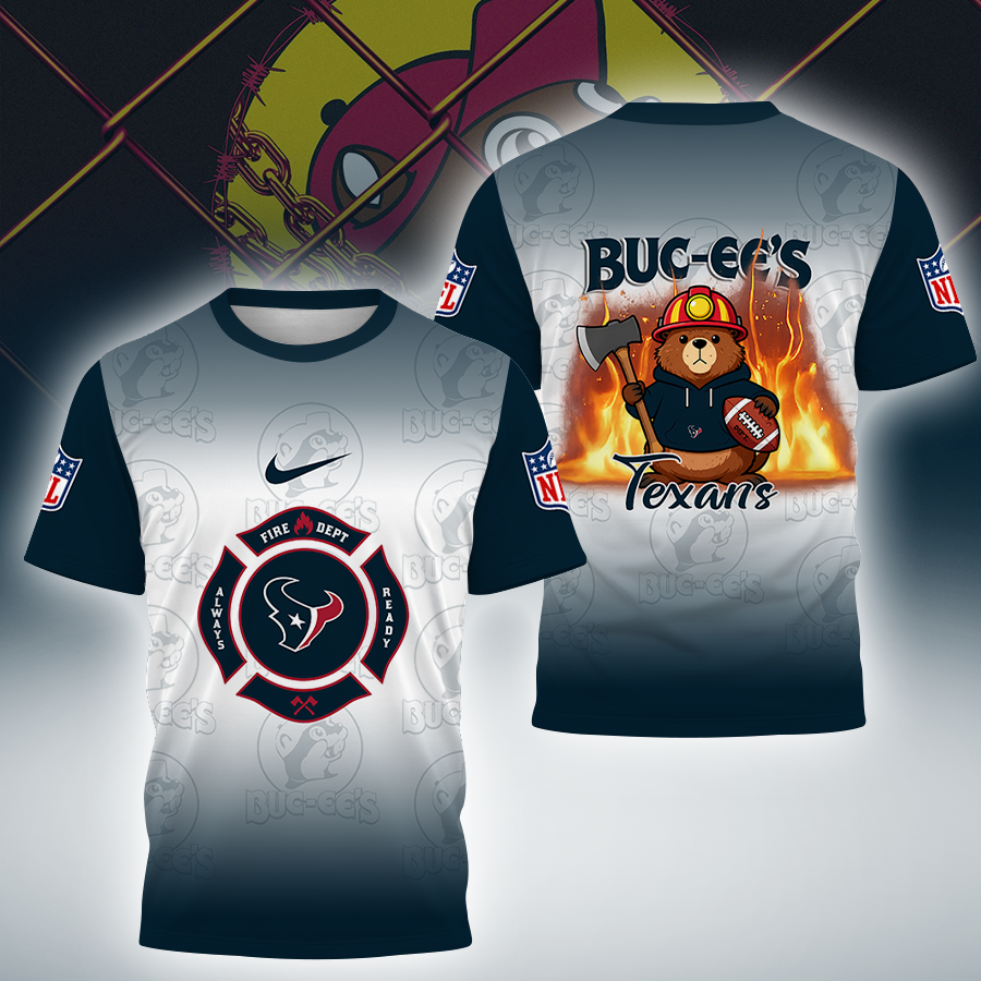 [SPECIAL OFFER] NEW CUSTOMIZED NFL15 HTT HOUSTON TEXANS BUC-EE'S T-SHIRT, HOODIE & ZIP HOODIE