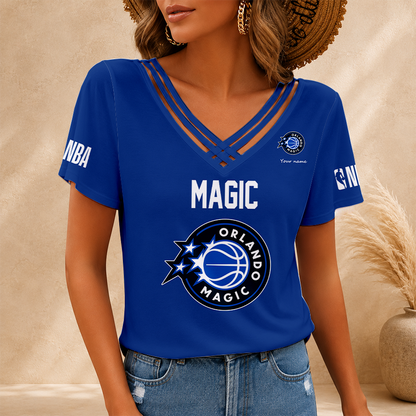 [HOT DEAL] NEW CUSTOMIZED NBA15 OMA ORLANDO MAGIC V-NECK SHIRT