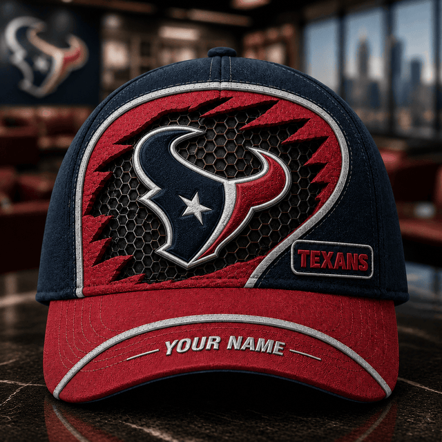 SPECIAL EDITION - NEW CUSTOMIZED NFL15 HTT HOUSTON TEXANS CLASSIC CAP
