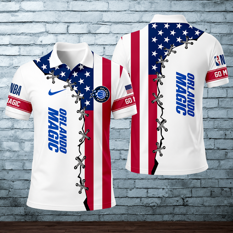LIMITED EDITION - NEW CUSTOMIZED NBA15 OMA ORLANDO MAGIC POLO SHIRT