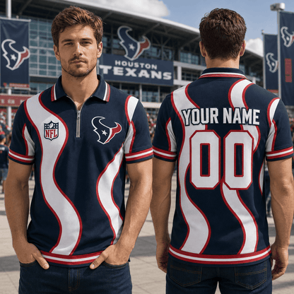 EXCLUSIVE EDITION - NEW CUSTOMIZED NFL15 HTT HOUSTON TEXANS POLO SHIRT, ZIP POLO SHIRT, T-SHIRT, HOODIE, ZIP HOODIE & SWEATSHIRT