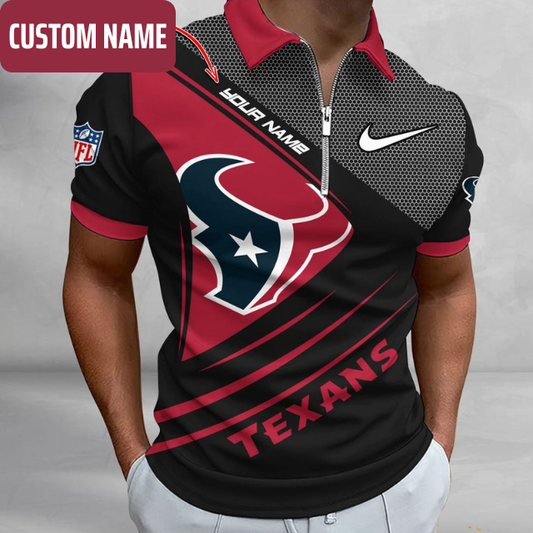 VIRAL EDITION - NEW CUSTOMIZED NFL15 HTT HOUSTON TEXANS POLO SHIRT, ZIP POLO SHIRT & T-SHIRTS