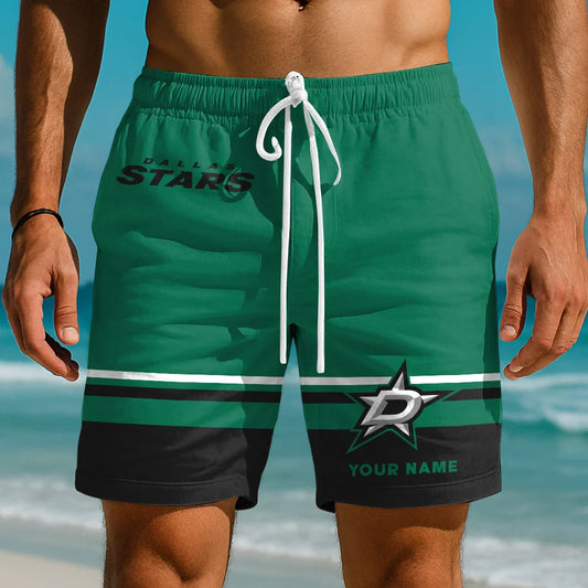 EXCLUSIVE EDITION - NEW CUSTOMIZED NHL15 DLS DALLAS STARS SHORT PANTS