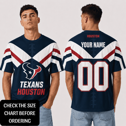 VIRAL EDITION - NEW CUSTOMIZED NFL15 HTT HOUSTON TEXANS T-SHIRT, POLO SHIRT, ZIP POLO SHIRT, HOODIE, ZIP HOODIE & SWEATSHIRT