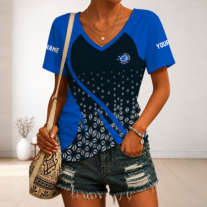 [HOT DEAL] NEW CUSTOMIZED NBA15 OMA ORLANDO MAGIC V-NECK FEMALE SHIRT