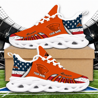 [FAN FAVORITE] NEW CUSTOMIZED NCAA CWS15 OGB OREGON STATE BEAVERS UNISEX CLUNKY SNEAKERS