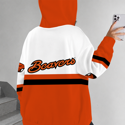 [FAN FAVORITE] NEW CUSTOMIZED NCAA CWS15 OGB OREGON STATE BEAVERS ZIP HOODIE