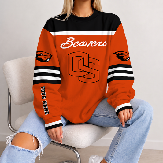 [FAN FAVORITE] NEW CUSTOMIZED NCAA CWS15 OGB OREGON STATE BEAVERS UNISEX SWEATSHIRT