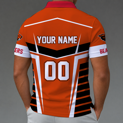 [FAN FAVORITE] NEW CUSTOMIZED NCAA CWS15 OGB OREGON STATE BEAVERS POLO SHIRT