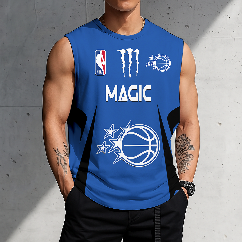 LIMITED EDITION - NEW CUSTOMIZED NBA15 OMA ORLANDO MAGIC MEN'S GYM SHIRT