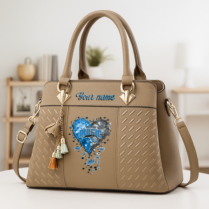 LIMITED EDITION - NEW CUSTOMIZED NBA15 OMA ORLANDO MAGIC ZIP HANDBAG MULTICOLOR