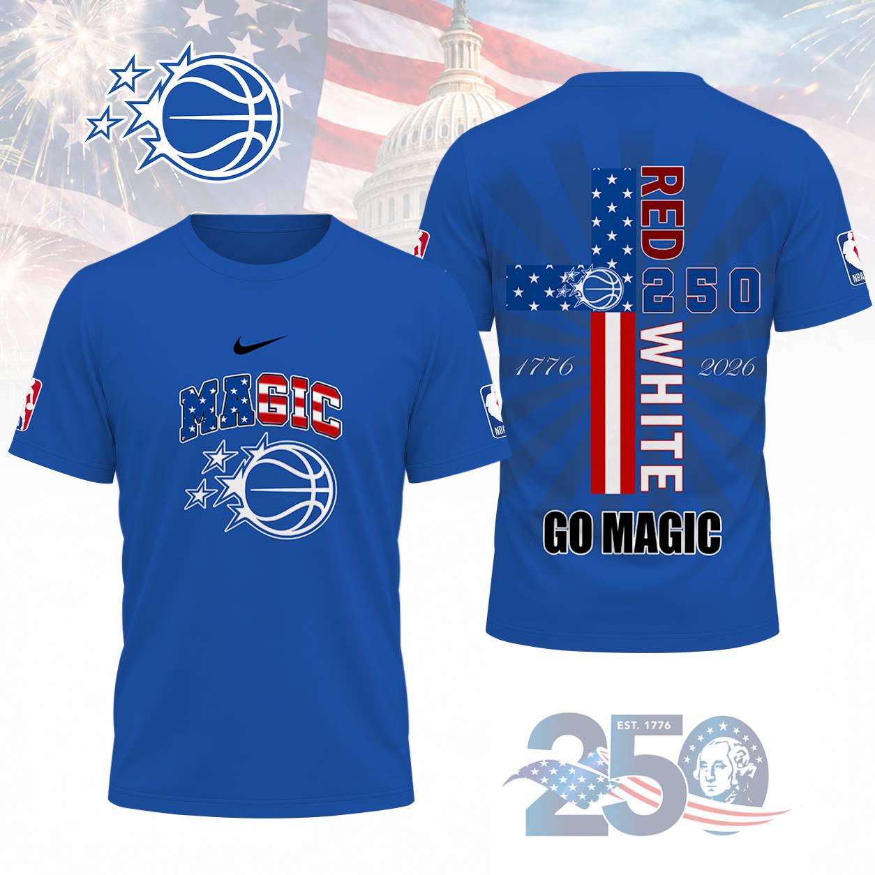 LIMITED EDITION - NEW CUSTOMIZED NBA15 OMA ORLANDO MAGIC T-SHIRT, POLO SHIRT, ZIP POLO SHIRT, SWEATSHIRT, HOODIE & ZIP HOODIE
