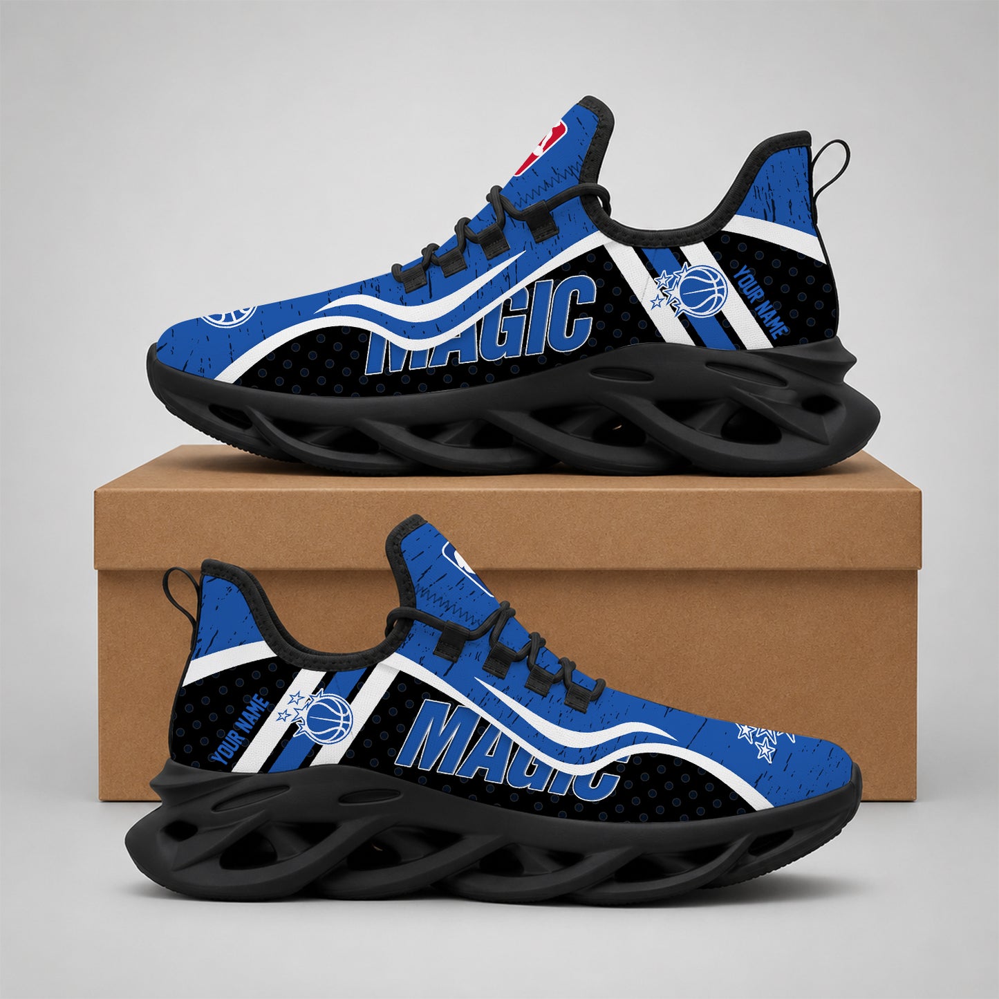 LIMITED EDITION - NEW CUSTOMIZED NBA15 OMA ORLANDO MAGIC MAX SOUL SHOES
