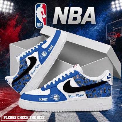 LIMITED EDITION - NEW CUSTOMIZED NBA15 OMA ORLANDO MAGIC AF1 SHOES